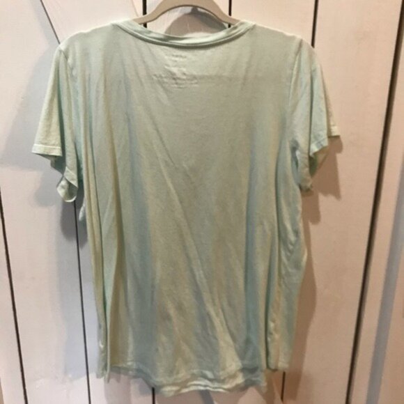 Torrid V neck mint short sleeve tee size cotton modal classic fit 2x - Picture 3 of 3